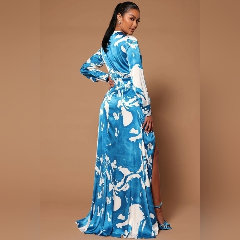 NovaLuxe Mikaela Maxi Dress Sz. L NWT - Picture 2 of 12